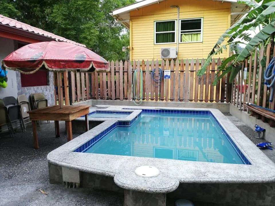 Pool courtyard